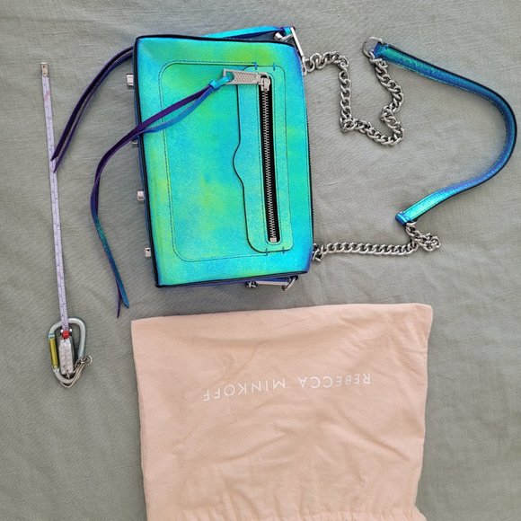 Rebecca Minkoff holographic/iridescent Avery purse - Picture 5 of 12